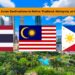 thailand malaysia or philippines